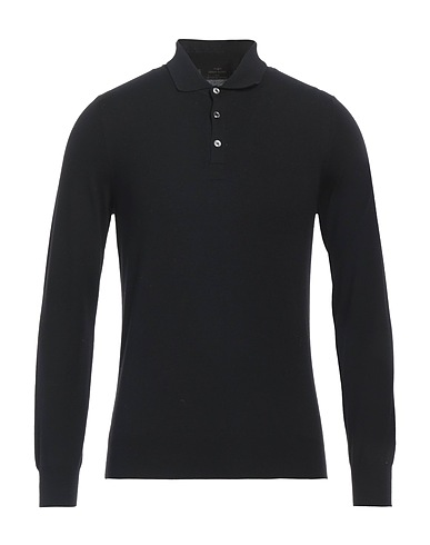GRAN SASSO Jumper Black 100% Virgin Wool
