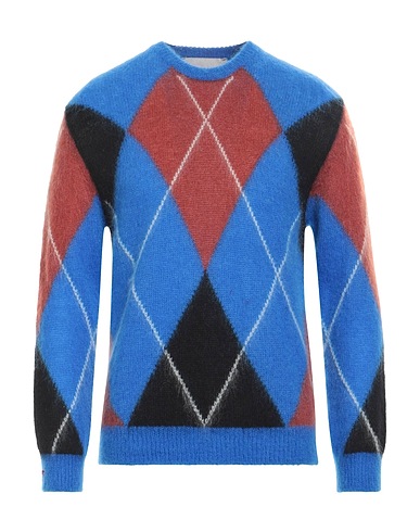 AMARANTO Jumper Blue 50% Mohair wool, 32% Polyamide, 18% Wool