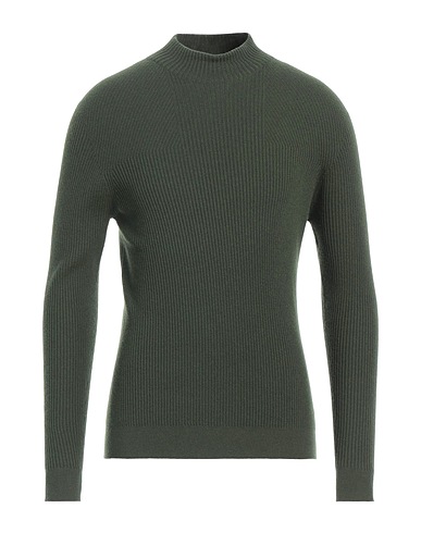 ALPHATAURI Turtleneck Military green 70% Wool, 30% Cashmere