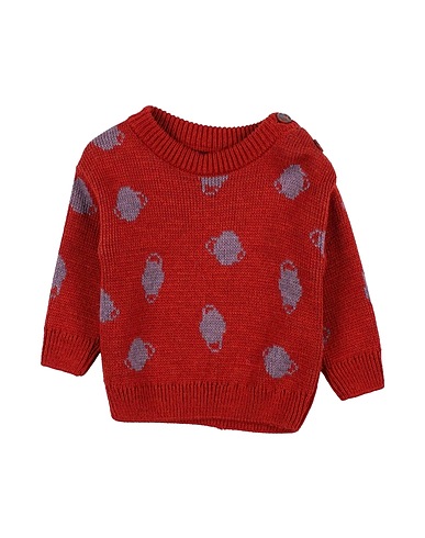 BOBO CHOSES Pullover Ziegelrot 80% Acryl, 10% Wolle, 5% Alpakawolle, 5% Viskose