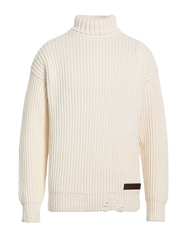 DSQUARED2 Polo neck 60% Cotton, 40% Polyamide, Leather