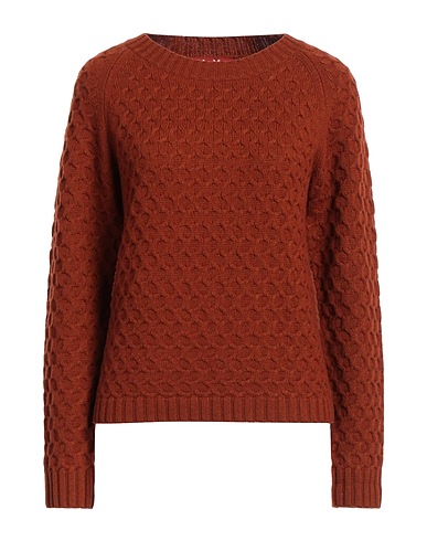 MAX MARA STUDIO Pullover Ruggine 80% Lana, 20% Cachemire
