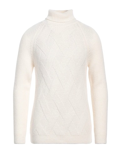 PESERICO Rollkragenpullover Weiß 100% Schurwolle, Polyamid, Alpakawolle, Merinowolle