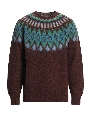 HOWLIN' Sweater Chocolate brown 100% Wool