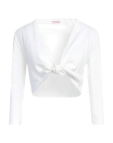 ROSSOPURO Shrug Ivory 70% Cotton, 30% Polyester