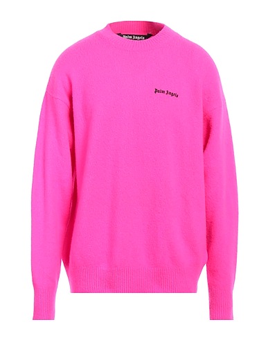 PALM ANGELS Jumper Fuchsia 72% Merino Wool, 20% Polyamide, 6% Cashmere, 2% Elastane