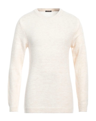 OFFICINA 36 Jumper Ivory 57% Acrylic, 29% Polyamide, 7% Viscose, 7% Wool