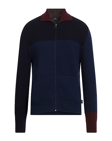PS PAUL SMITH Cardigan Midnight blue 80% Wool, 20% Polyamide