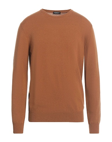 DONDUP Pullover Cammello 55% Lana Merino, 45% Cachemire