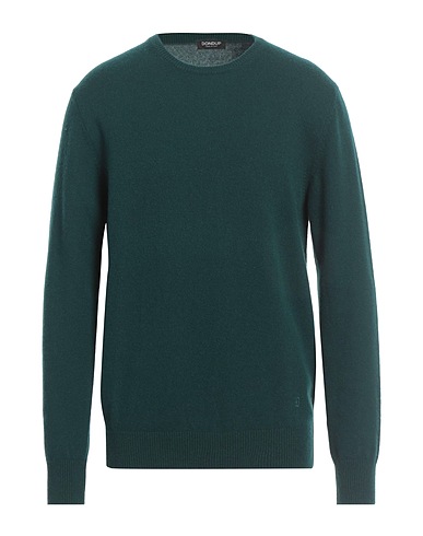 DONDUP Jumper Dark green 55% Merino Wool, 45% Cashmere
