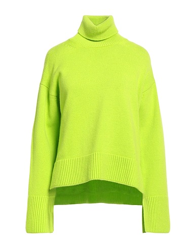 P.A.R.O.S.H. Polo neck Lime green 100% Wool