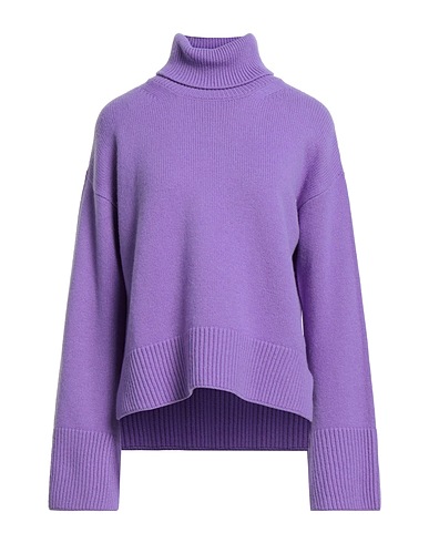 P.A.R.O.S.H. Rollkragenpullover Lila 100% Wolle