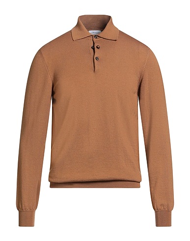 HERITAGE Sweater Camel 100% Merino Wool