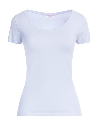 ROSSOPURO Pullover Celeste 70% Cotone, 30% Poliestere