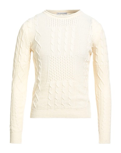 GREY DANIELE ALESSANDRINI Jumper Ivory 80% Wool, 20% Polyamide