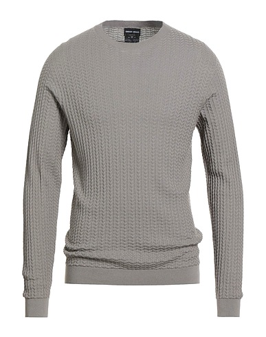 GIORGIO ARMANI Sweater Grey 50% Cotton, 30% Cashmere, 20% Silk
