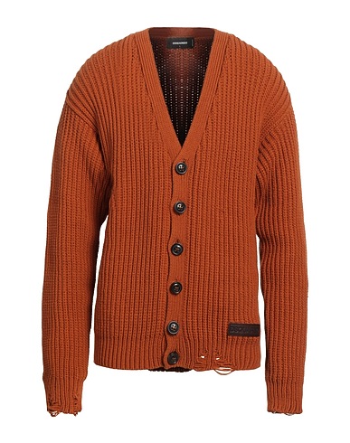 DSQUARED2 Cardigan Camel 60% Cotton, 40% Polyamide