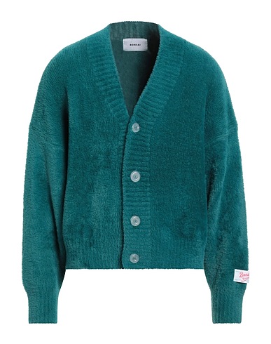BONSAI Cardigan Deep teal 100% Polyamide