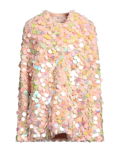 FORTE_FORTE Cardigan Light pink 70% Acrylic, 30% Wool, PVC - Polyvinyl chloride, PET (Polyethylene terephthalate)