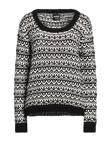 SOON Pullover Nero 42% Acrilico, 18% Poliammide, 18% Lana mohair, 12% Lana di alpaca, 10% Lana