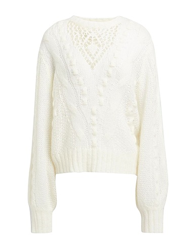 TWINSET Sweater Ivory 40% Polyamide, 30% Mohair wool, 30% Wool