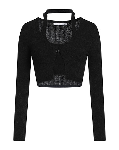 ALEXANDER WANG Cardigan Black 61% Alpaca wool, 35% Polyamide, 4% Elastane