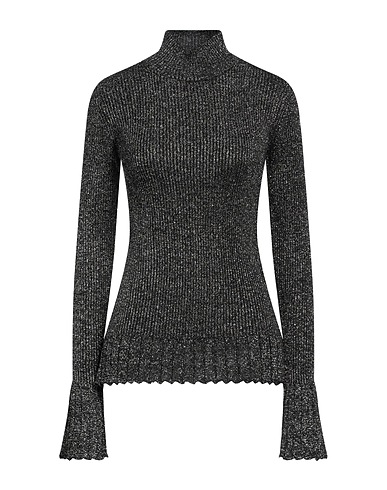 PROENZA SCHOULER Rollkragenpullover Schwarz 70% Viskose, 19% Polyester, 11% Metallfaser