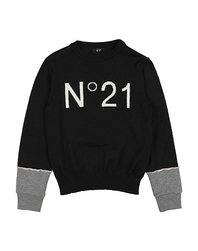 N°21 Jumper Black 50% Acrylic, 50% Wool