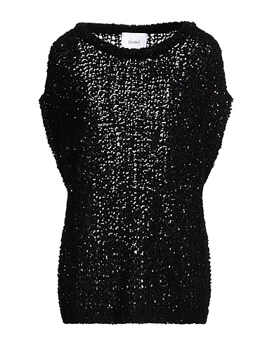 NUDE Sweater Black 55% Wool, 30% Polyamide, 15% Polyester