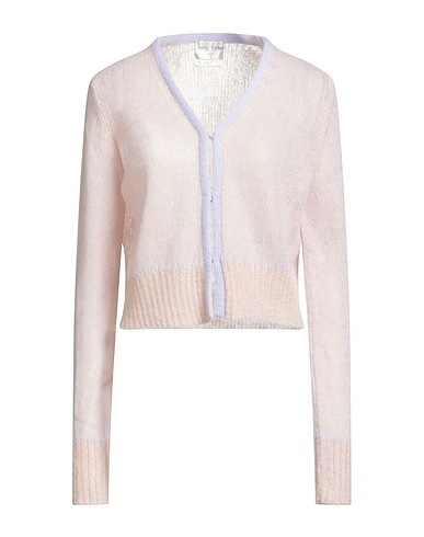 FORTE_FORTE Cardigan Lilac 54% Polyamide, 42% Mohair wool, 4% Wool
