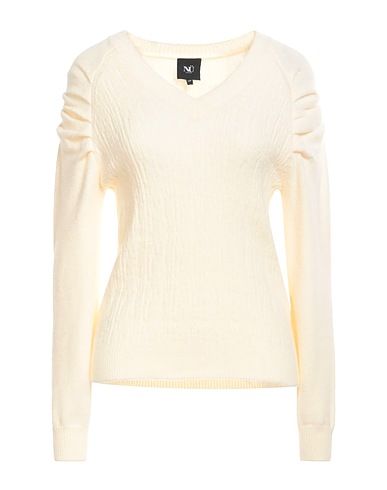NÜ DENMARK Pullover Cremeweiß 52% Acryl, 28% Nylon, 20% Polyester