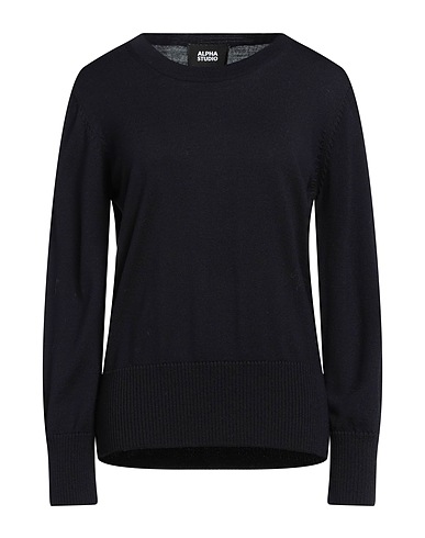ALPHA STUDIO Jumper Midnight blue 100% Merino Wool