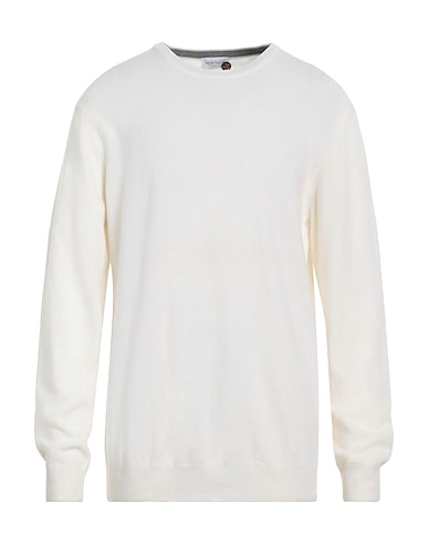 HERITAGE Pullover Panna 90% Lana, 10% Cachemire