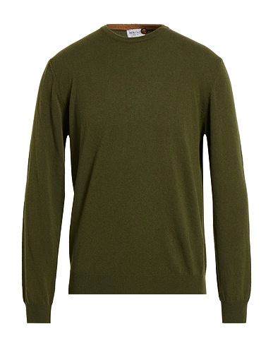 HERITAGE Jumper Military green 90% Wool, 10% Cashmere