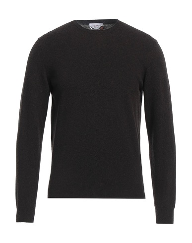 HERITAGE Sweater Dark brown 90% Wool, 10% Cashmere