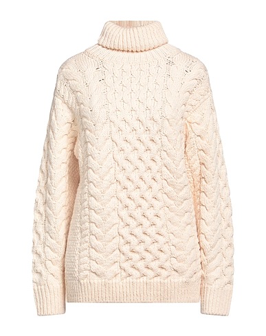 MARANT ÉTOILE Polo neck Ivory 49% Acrylic, 49% Virgin Wool, 2% Polyamide