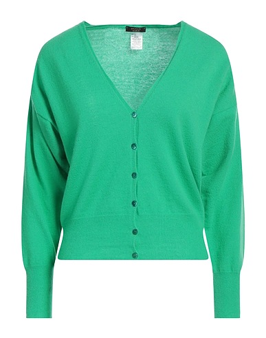 VICOLO Cardigan Military green 55% Wool, 45% Cashmere