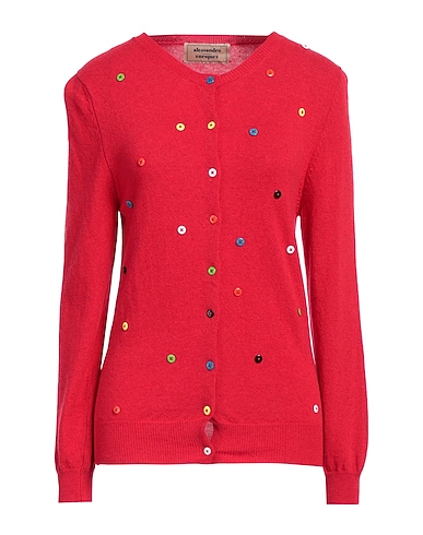 ALESSANDRO ENRIQUEZ Cardigan Red 50% Wool, 50% Acrylic
