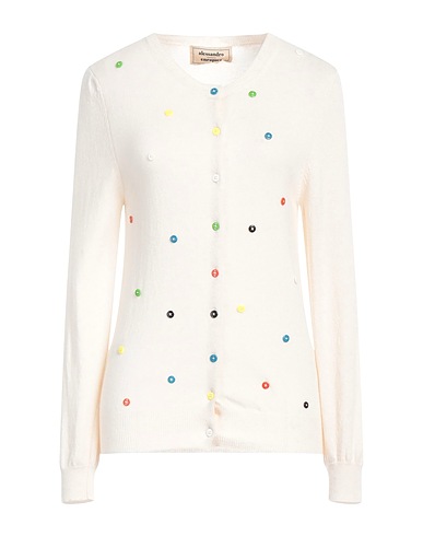 ALESSANDRO ENRIQUEZ Cardigan Ivory 50% Wool, 50% Acrylic