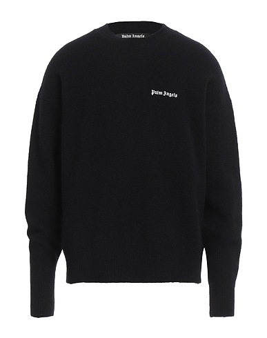 PALM ANGELS Jumper Black 72% Merino Wool, 20% Polyamide, 6% Cashmere, 2% Elastane