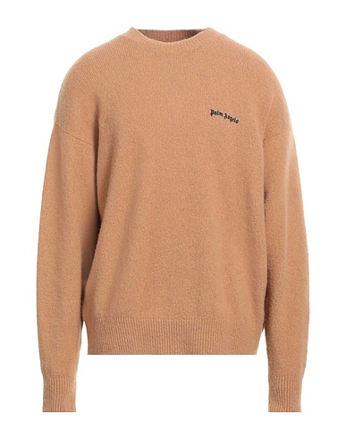 PALM ANGELS Pullover Cammello 72% Lana Merino, 20% Poliammide, 6% Cachemire, 2% Elastan