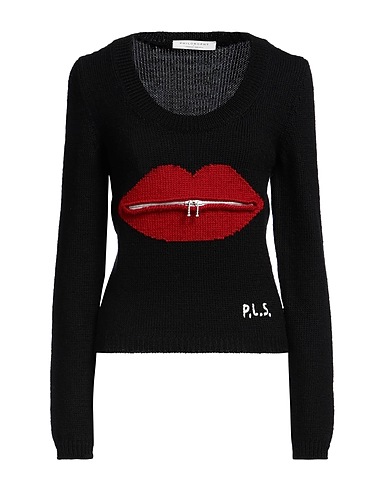 PHILOSOPHY di LORENZO SERAFINI Jumper Black 100% Virgin Wool
