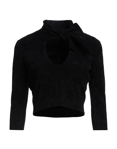 THE ATTICO Sweater Black 65% Polyamide, 26% Viscose, 9% Elastane