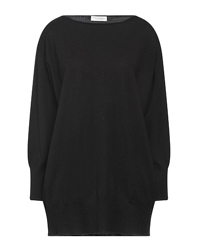 LE TRICOT PERUGIA Sweater Black 70% Virgin Wool, 20% Silk, 10% Cashmere