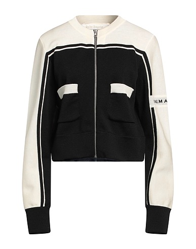 PALM ANGELS Cardigan Ivory 100% Wool