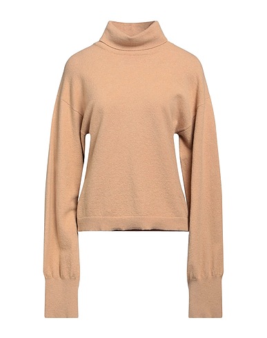 THE M.. Polo neck Camel 40% Acrylic, 30% Merino Wool, 30% Polyamide