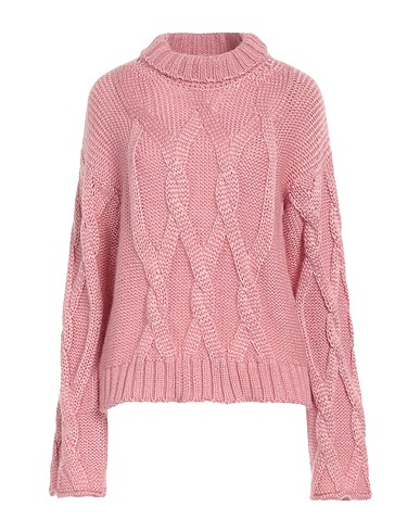 AGNONA Polo neck Pink 42% Silk, 35% Mohair wool, 23% Cashmere