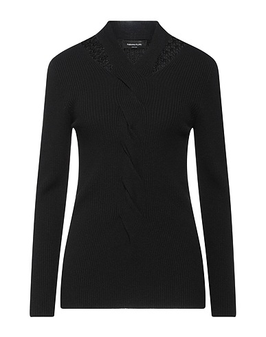FABIANA FILIPPI Jumper Black 75% Virgin Wool, 15% Silk, 10% Cashmere