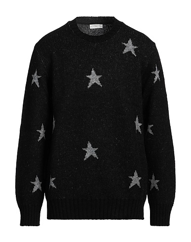 BECOME Jumper Black 42% Acrylic, 30% Polyamide, 14% Wool, 14% Mohair wool