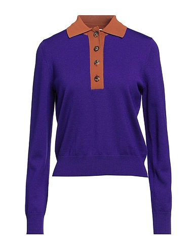 TORY BURCH Jumper Purple 100% Merino Wool